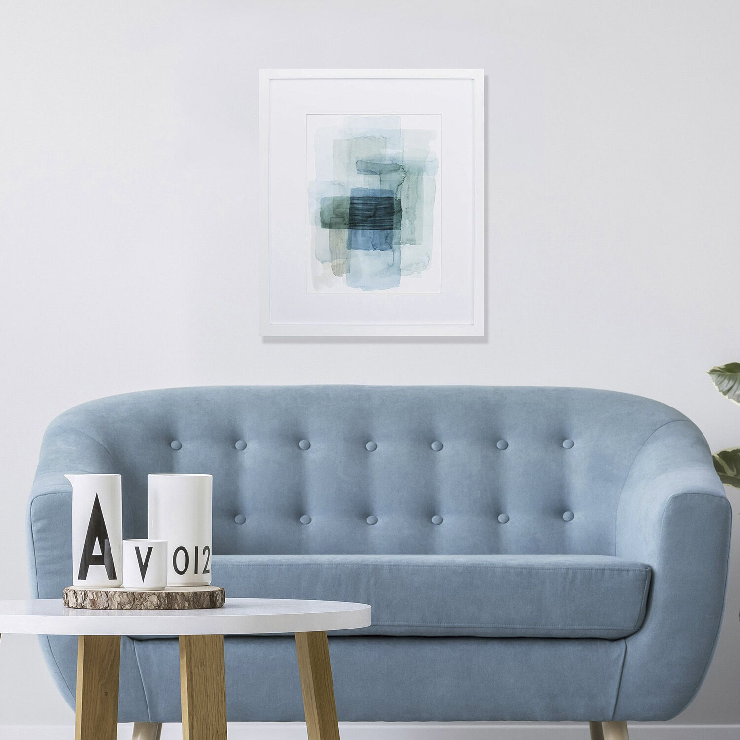 Wave Spector Turquoise Framed Art, Propac