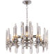 Canada 12 Light 26 inch Chrome Chandelier Ceiling Light