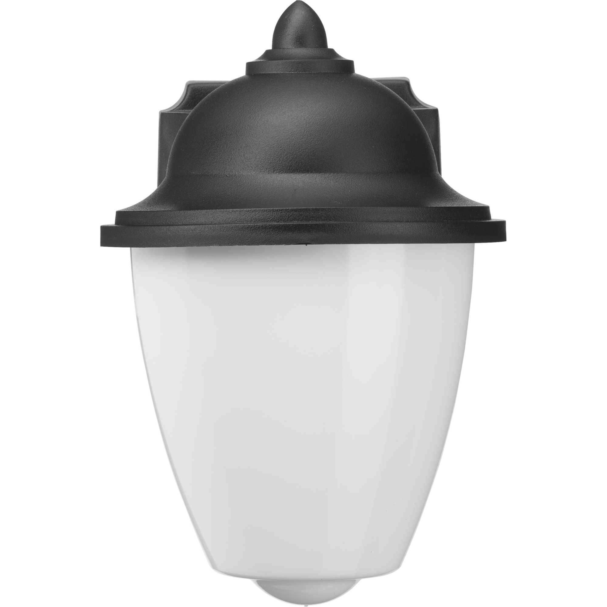 Polycarbonate Outdoor Outdoor Wall Lantern in Black