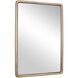 Burton 32 X 22 inch Plated Antique Brass Indoor Outdoor Mirror