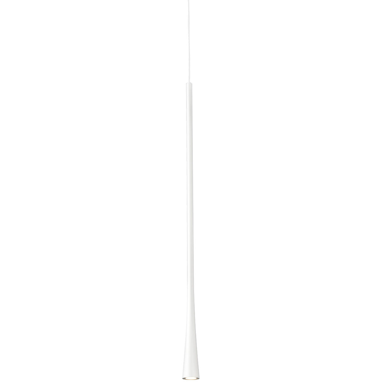 Taper Pendant Ceiling Light in White