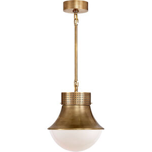 Kelly Wearstler Precision 1 Light 10 inch Antique-Burnished Brass Pendant Ceiling Light, Small