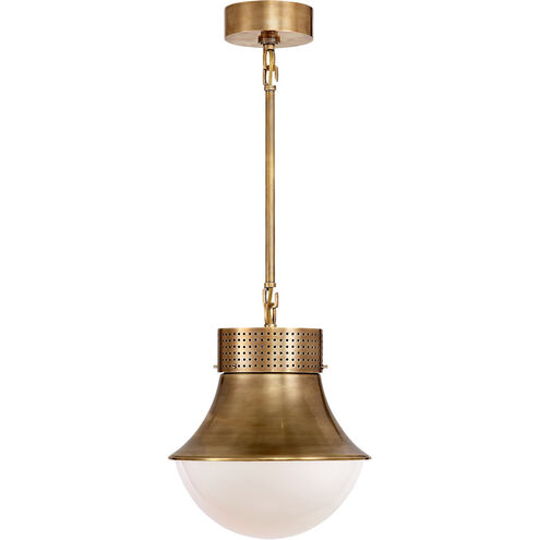 Kelly Wearstler Precision 1 Light 10 inch Antique-Burnished Brass Pendant Ceiling Light, Small