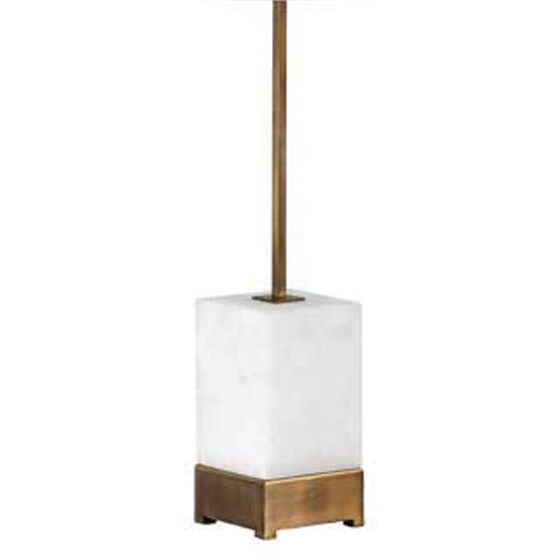 Geneva 37.25 inch Antique Brass Table Lamp Portable Light