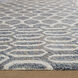 Mitra 130 X 94 inch Grey/White Rug in 8 x 11