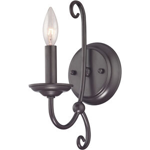 Williamsport 1 Light 5 inch Oil Rubbed Bronze Sconce Wall Light