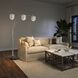 Marilyn 90 inch 60.00 watt Polished Chrome and Black Arc Floor Lamp Portable Light