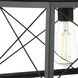 Briarwood 5 Light 38 inch Textured Black Linear Chandelier Ceiling Light