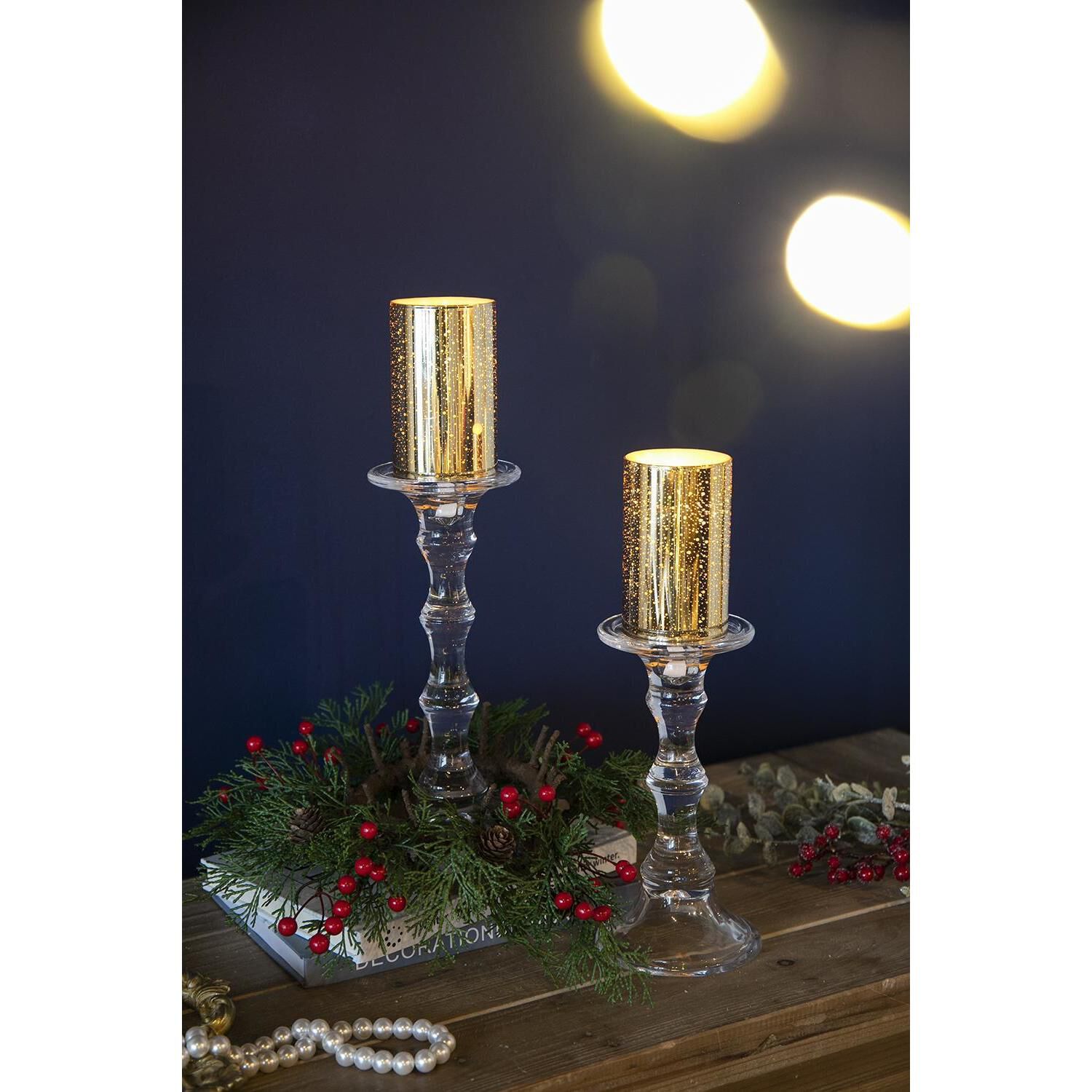 Speckled 5 X 3 inch LED Candle