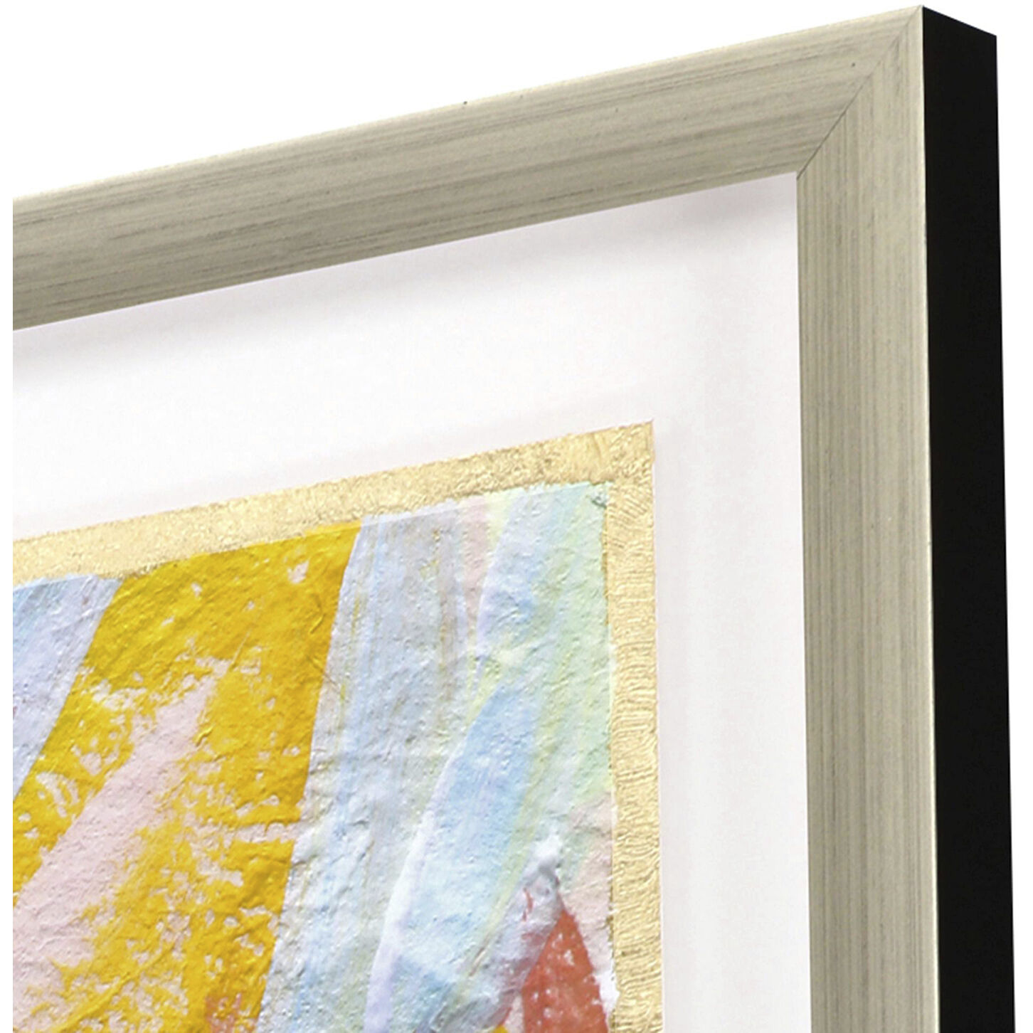 Sassy Botanica Blue and Green and Multi and Pink Framed Art