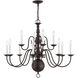 Williamsburgh 12 Light 32 inch Bronze Chandelier Ceiling Light