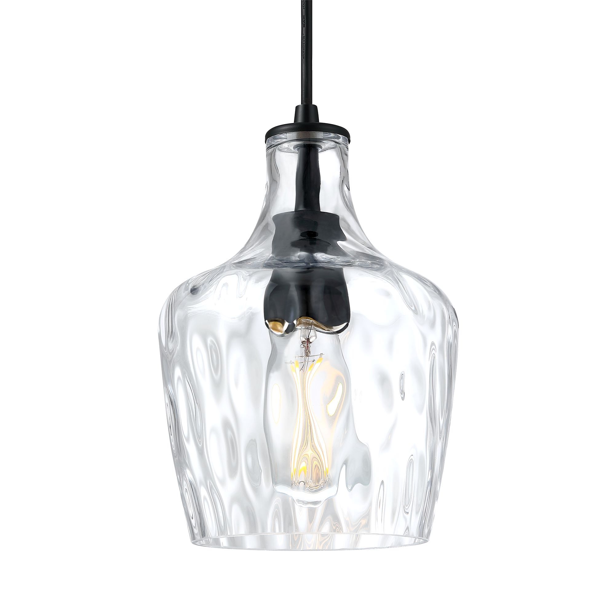 Milo 1 Light 7 inch Black Mini Pendant Ceiling Light