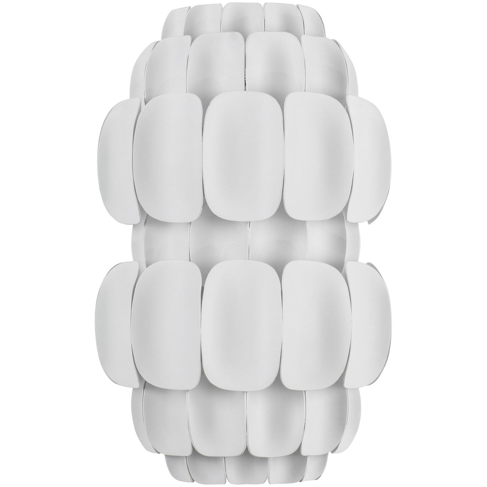 Swoon Sconce Wall Light in Matte White, Smithsonian Collaboration
