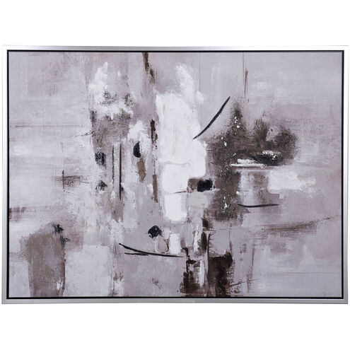 Soul Sense White-Black-and Grey Multi-Color-Acrylic Accents Wall Art