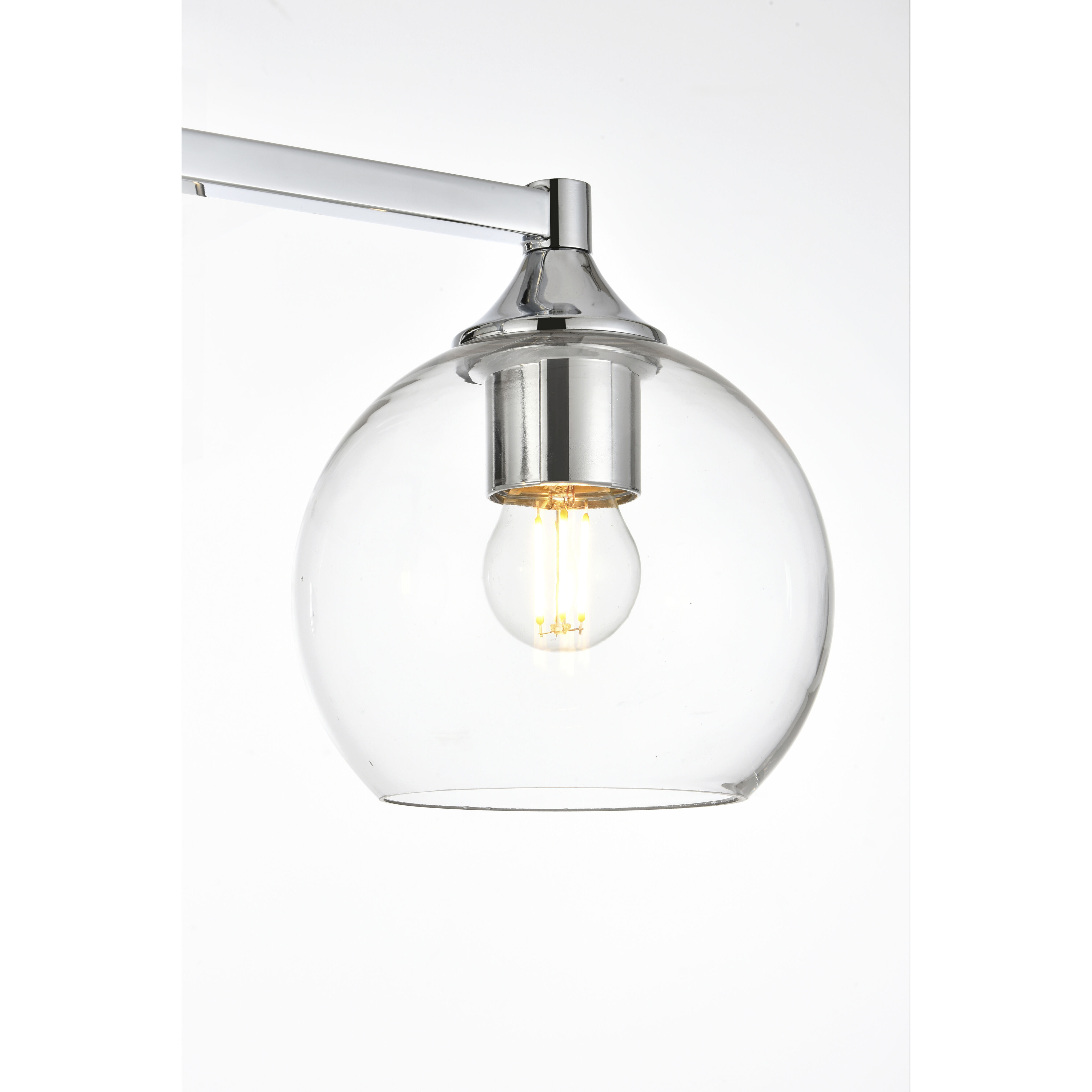 Foster 4 Light 33 inch Chrome Bath Sconce Wall Light