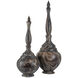 Marbleized Marbleized Brown Turret Box, Tall