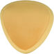 River Rock 14.5 inch Harvest Gold Yellow and Black Pouf