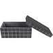 Berlin 9 X 4.5 inch Black Marble Box, Set of 2