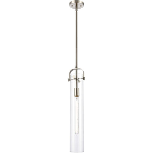 Restoration Pilaster LED 4.88 inch Brushed Satin Nickel Mini Pendant Ceiling Light, Restoration