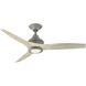 Spitfire 48 inch Antique Graphite with Light Oak Blades Indoor/Outdoor Ceiling Fan, Kit
