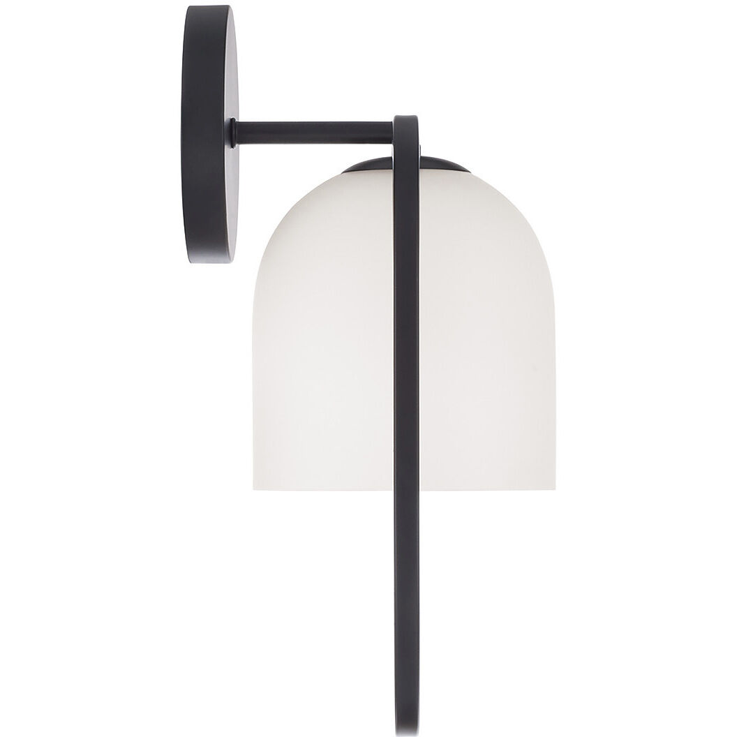 Zeek Sconce Wall Light in Matte Black