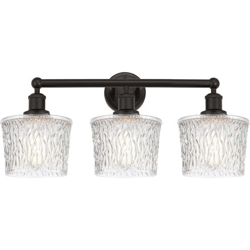 Edison Niagra 3 Light 25 inch Oil Rubbed Bronze Bath Vanity Light Wall Light