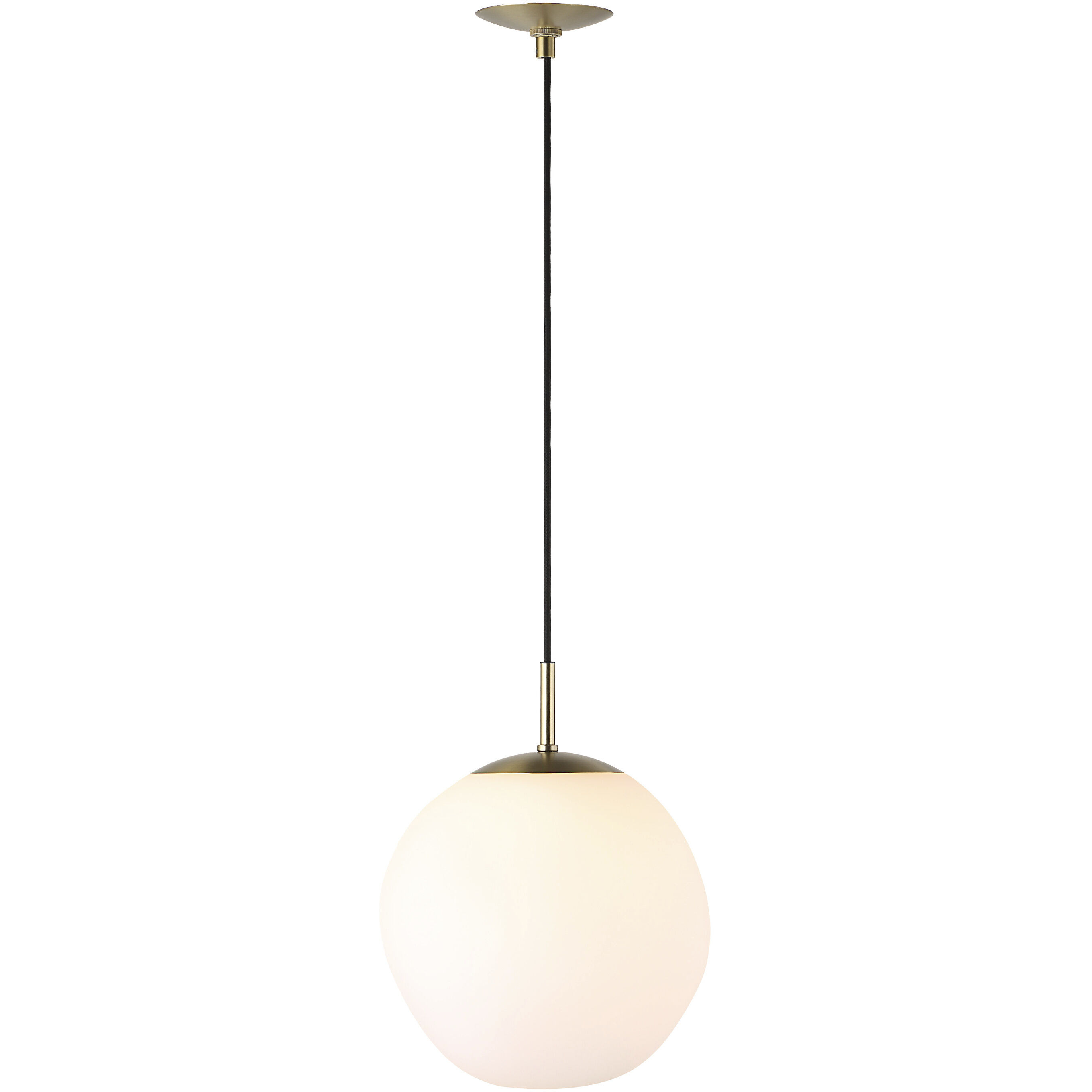 Koa 1 Light 12 inch Etched White Pendant Ceiling Light
