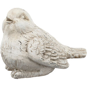 Bird White Figurine