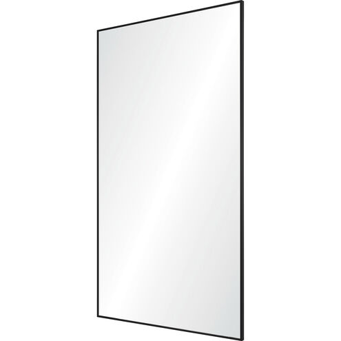 Keene 83 X 48 inch Matte Black and Clear Mirror