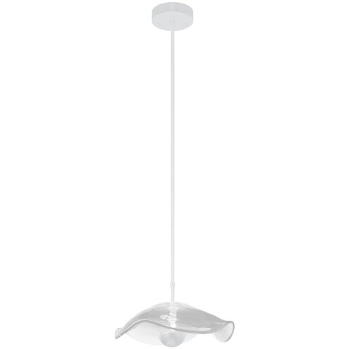 Embark 1 Light 12 inch White Pendant Ceiling Light