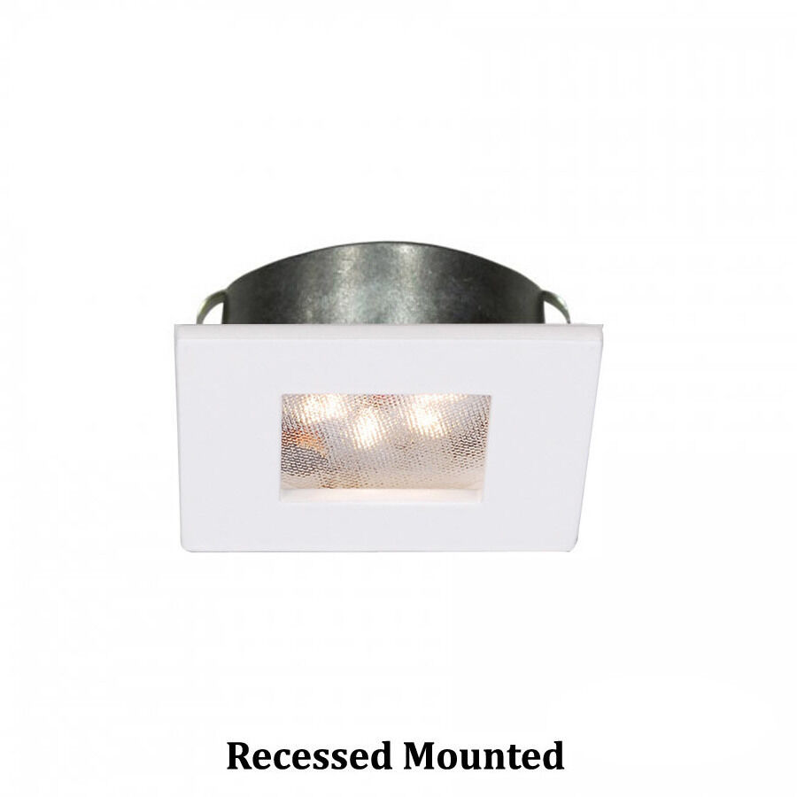 LED Button Light 24 LED 2.25 inch White Puck Light in 3000K