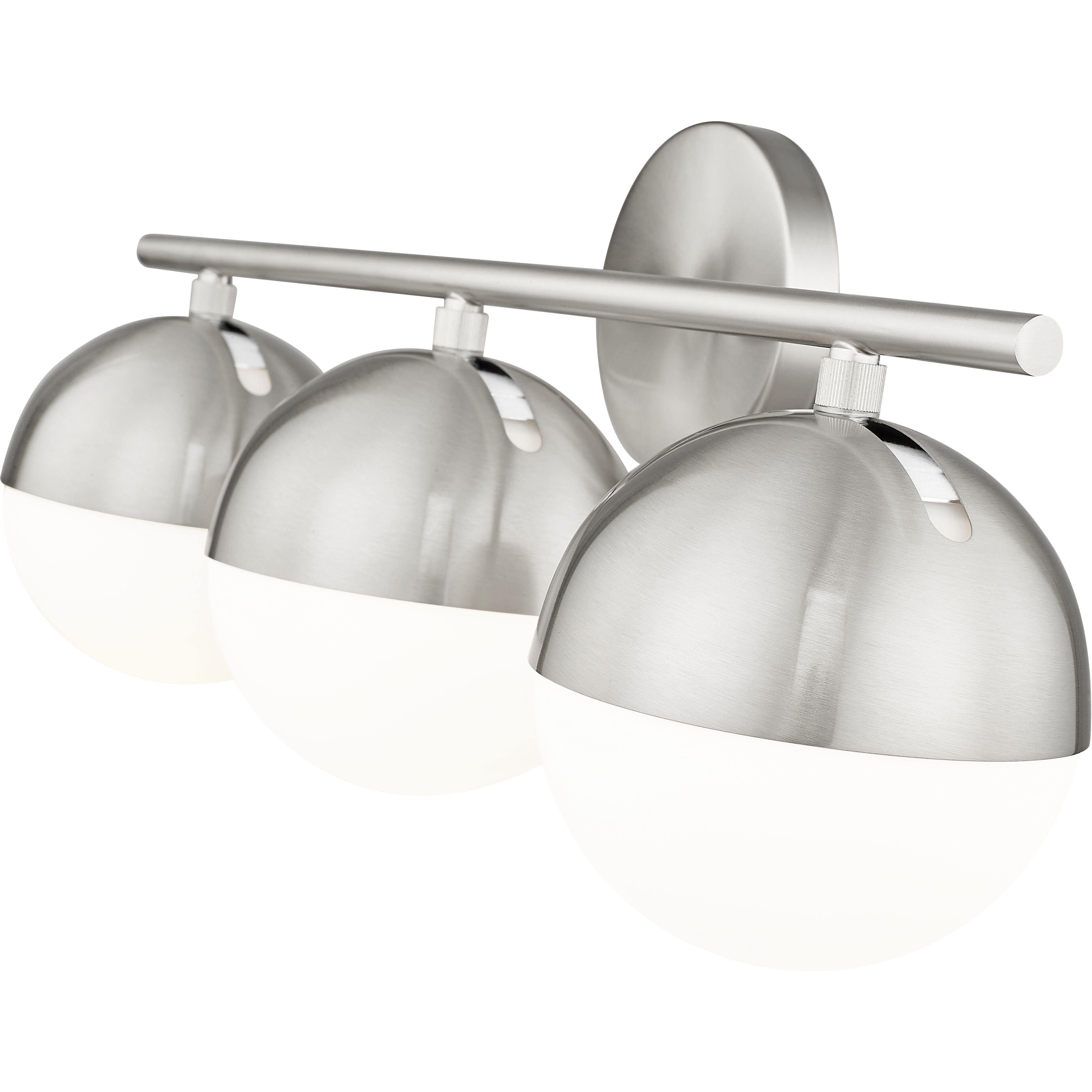 Realm Sphere 3 Light 24 inch Brushed Nickel Bath Vanity Wall Light