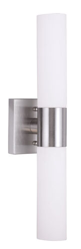 Aero 2 Light 18 inch Brushed Nickel ADA Bath Vanity Wall Light