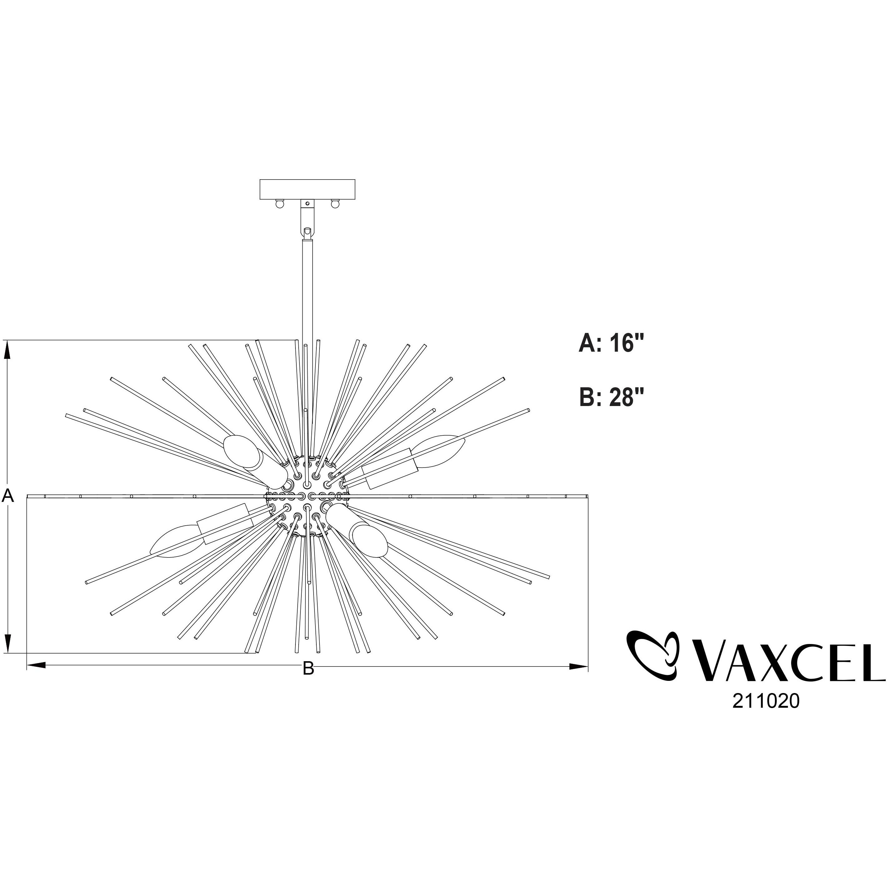 Nikko LED 28 inch Gold Pendant Ceiling Light