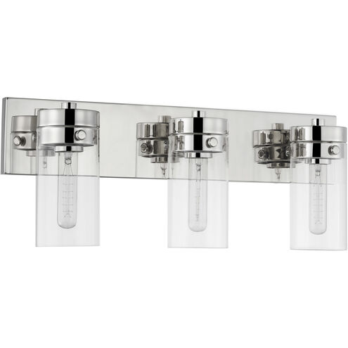 Intersection 3 Light 22.00 inch Bathroom Vanity Light