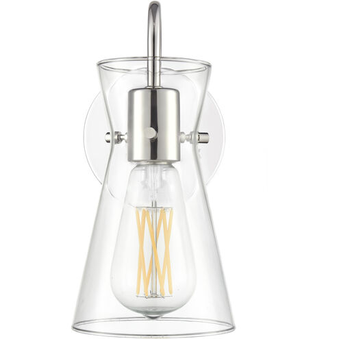 Camellia Wall Sconce Wall Light in Polished Nickel