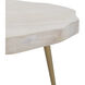 Core 30 X 18 inch White and Natural Table