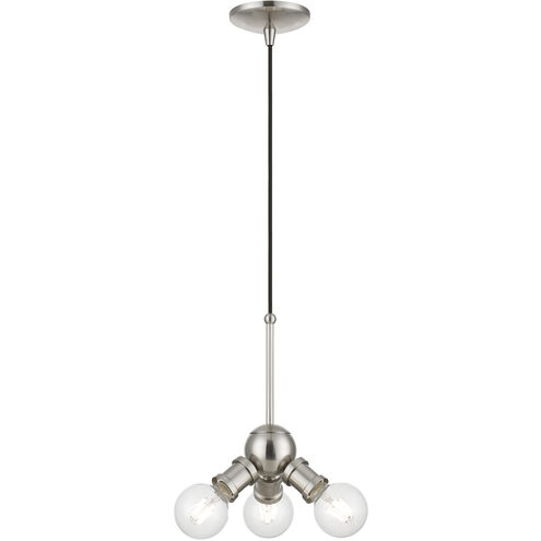 Lansdale 3 Light 7 inch Brushed Nickel Pendant Ceiling Light