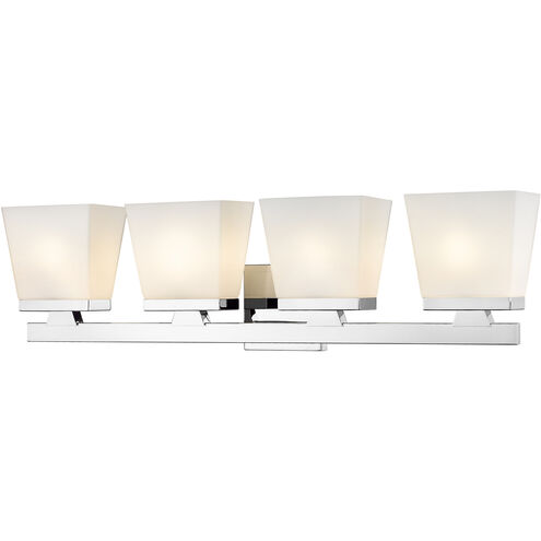 Astor 4 Light 29 inch Chrome Vanity Wall Light