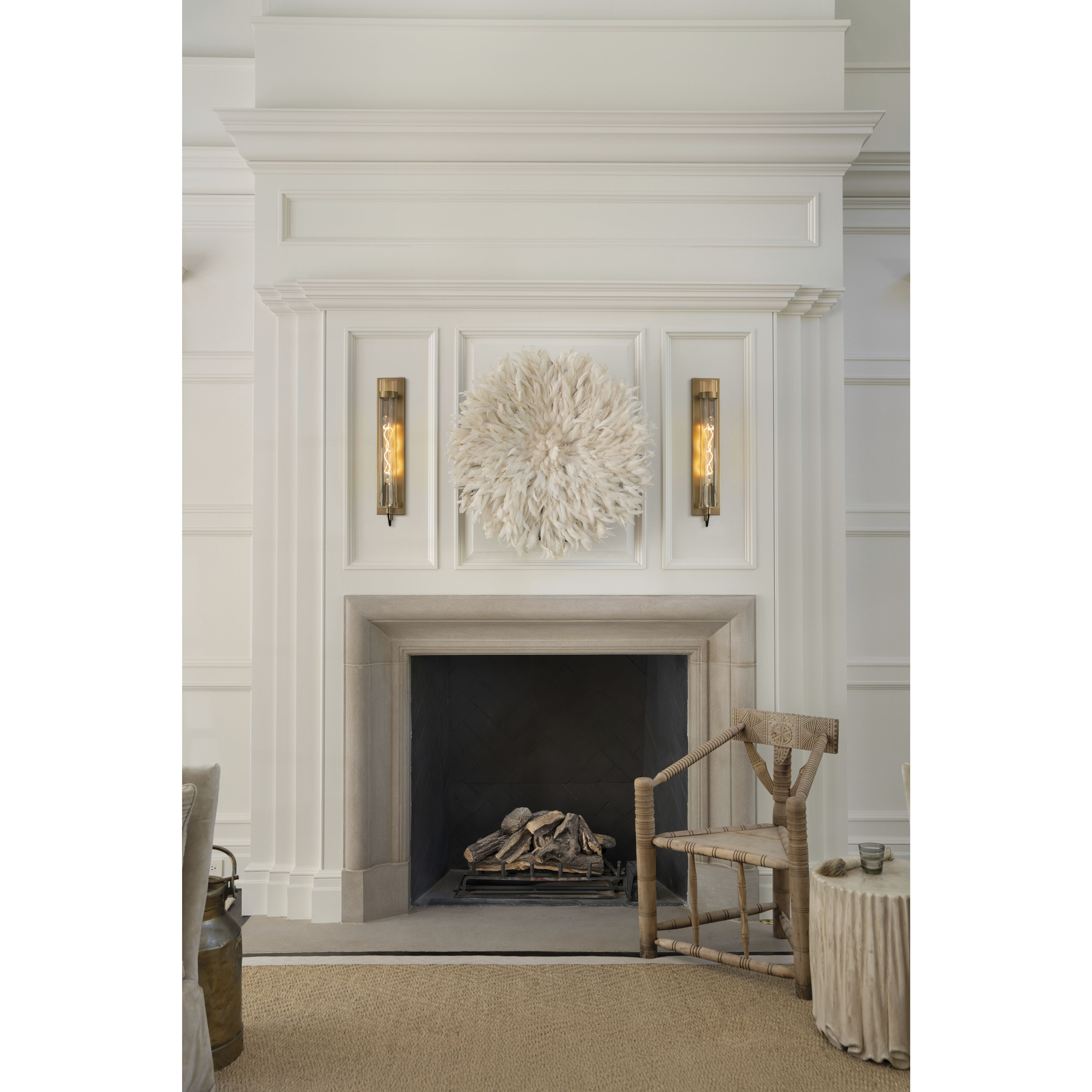 Ryden LED 5 inch Heritage Brass Indoor Wall Sconce Wall Light Bulbs included