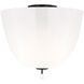 AERIN Brisa LED 14 inch Bronze Semi-Flush Mount Ceiling Light