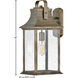 Grant Outdoor Wall Mount Lantern in Burnished Bronze