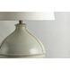 Salvage 24 inch 15.00 watt Patina Brass Table Lamp Portable Light