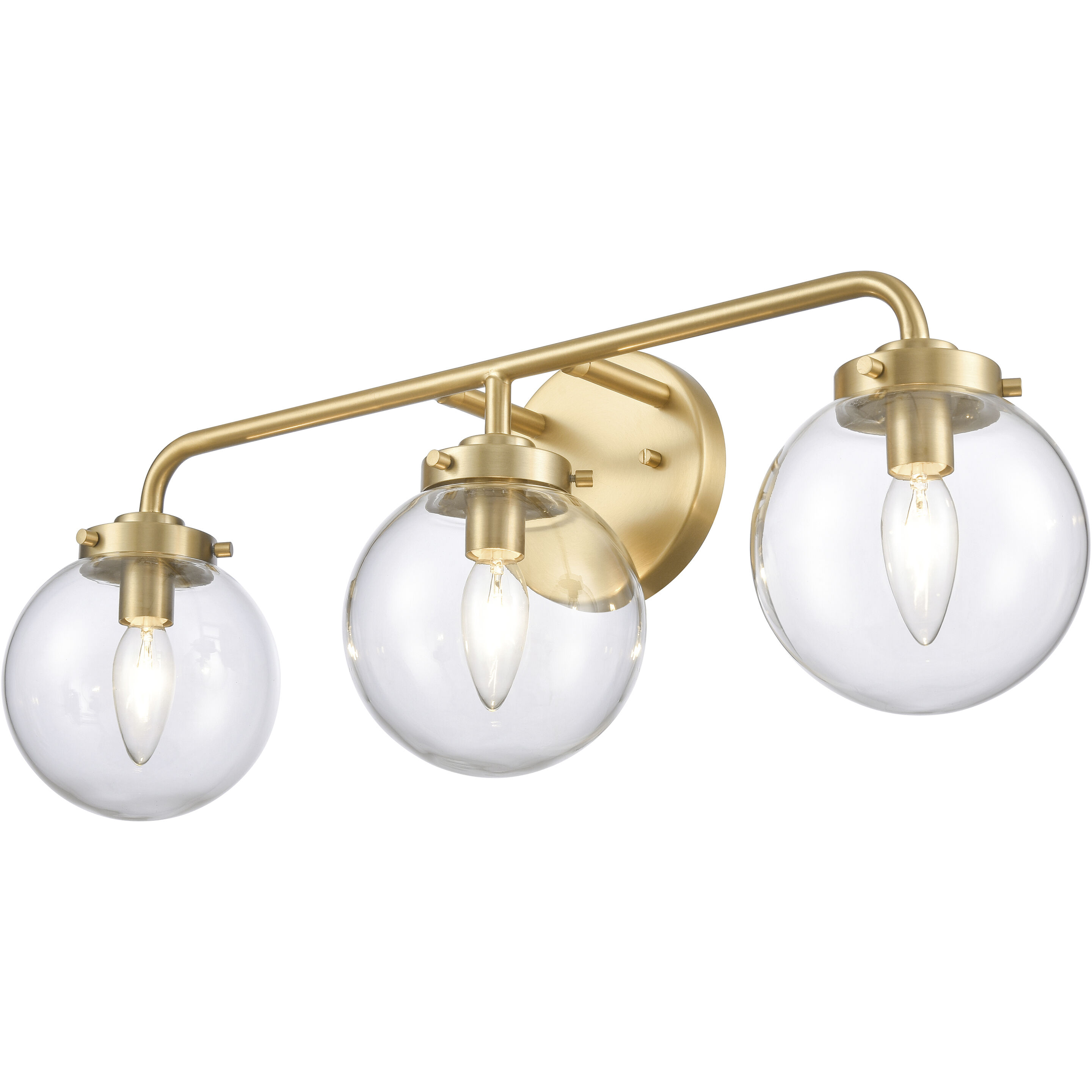 Fairbanks 3 Light 23.25 inch Brushed Gold Vanity Light Wall Light