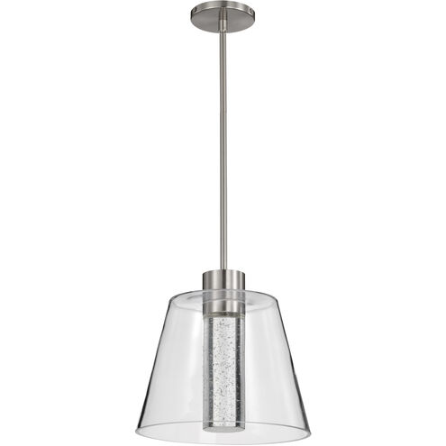Aura LED 12 inch Brushed Nickel Pendant Ceiling Light