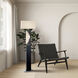 Half Moon 63 inch 100.00 watt Charcoal Gray and Brushed Nickel Floor Lamp Portable Light