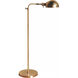 Old Pharmacy 36 inch 60 watt Hand-Rubbed Antique Brass Floor Lamp Portable Light