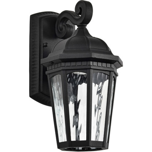 East River LED 12 inch Matte Black Outdoor Wall Sconce