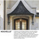 Heritage Nouvelle LED 31 inch Blackened Brass with Black Outdoor Wall Mount Lantern
