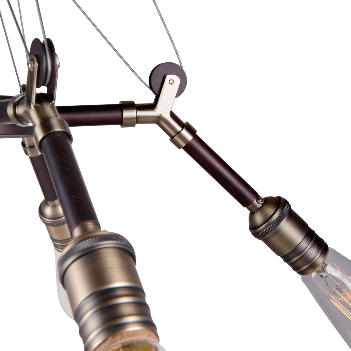 Signature 5 Light 26 inch Antique Bronze Chandelier Ceiling Light